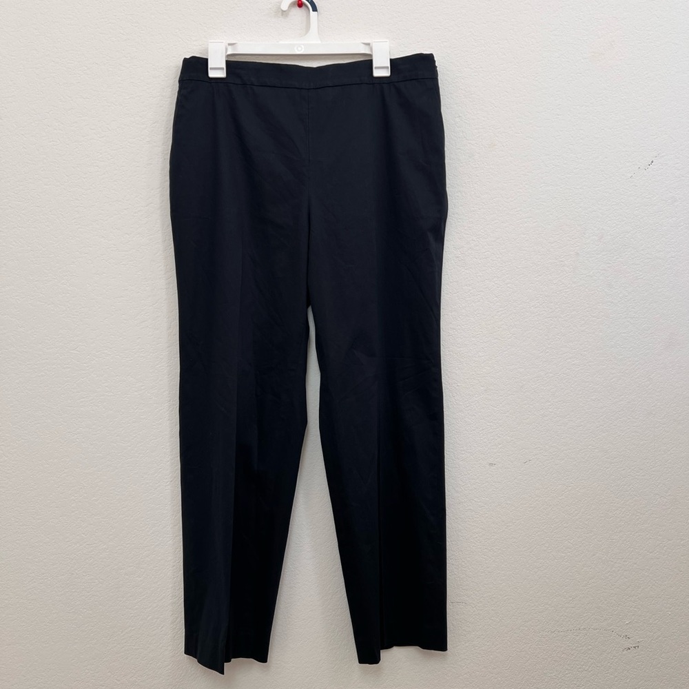 Authentic Giorgio‎ Armani Black Cotton Office Casual Trousers Women’s Pants XL